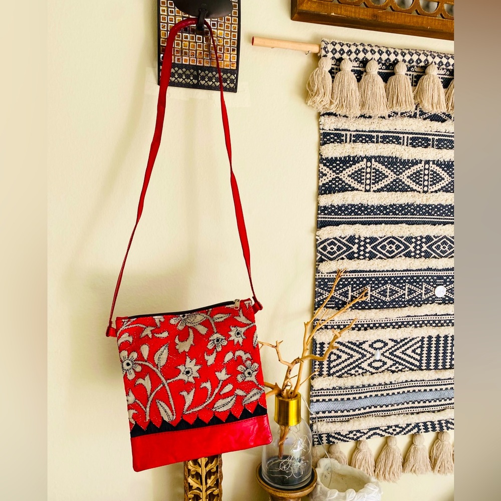 Hand embroidered bag Valentine’s Day special